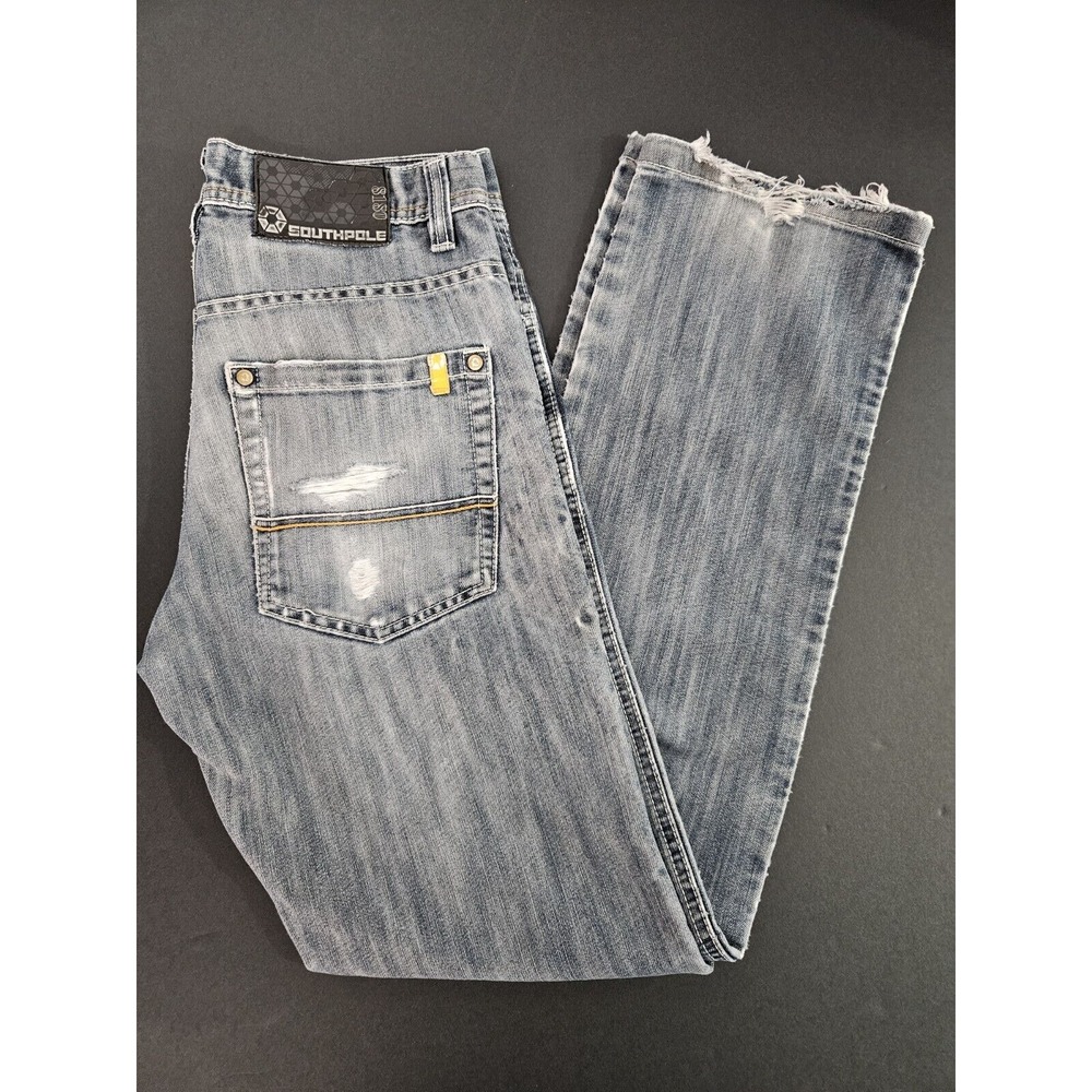 Southpole Men's Vintage Distressed Slim Fit‎ 8180 Denim Jeans 32x34